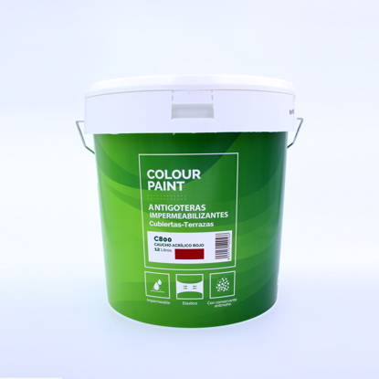 Imagen de CAUCHO IMPERMEABILIZANTE COLOUR PAINT C-800 4L