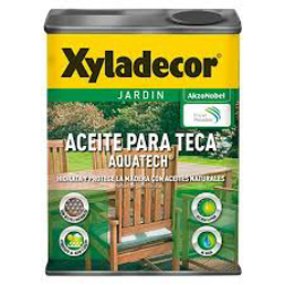 Imagen de ICI XYLADECOR ACEITE DE TECA AQUATECH  INCOLORO 5L