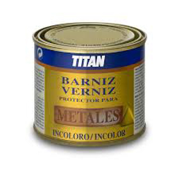 Imagen de BARNIZ P/METALES TITAN 250ML