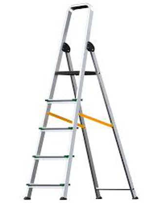 Imagen de ESCALERA ALUMINIO PELDAÑO ANCHO